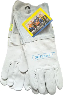 Produktbild von Weldas Schweißerhandschuhe natur EN 388 EN 12477 EN 1149-2 Gr. L (9)  - 10-1005-L