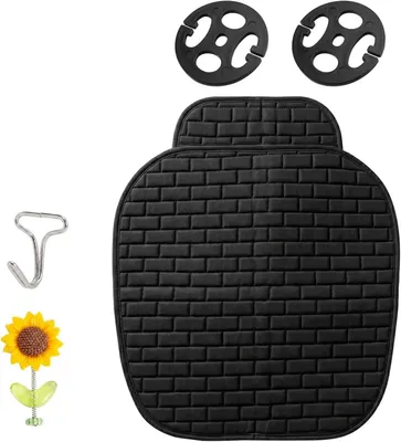 Productafbeelding van Autostoelbeschermer, zwart, 49 x 60 cm, geschikt voor auto's en SUV's
