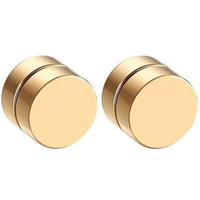 Produktbild von Ohrringe, cool, rostfrei, Punk-Stil, nicht durchdringend, magnetisch, Herren-Ohrstecker für Bar, Club-Silber