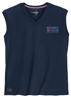 Produktbild von Redfield Übergrößen Muskelshirt dunkelblau maritim