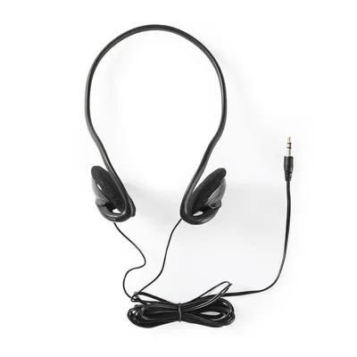 Produktbild von Nedis HPWD1105BK, Kabelgebunden, Musik, 20 - 20000 Hz, 48 g, Kopfhörer, Schwarz