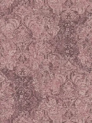 Produktbild von Vintage Tapete mit Used Look Ornamenten – Rosa