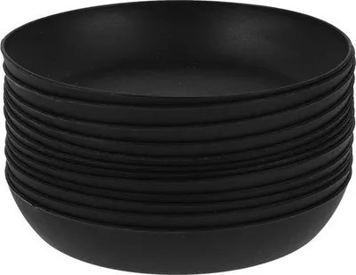 Produktbild von Famanu Blumentopfuntersetzer rund 11 cm - Schwarz