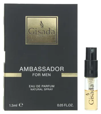 Produktbild von Gisada, Ambassador, Eau De Parfum, fü r Herren, 1,5 ml *Flä schchen
