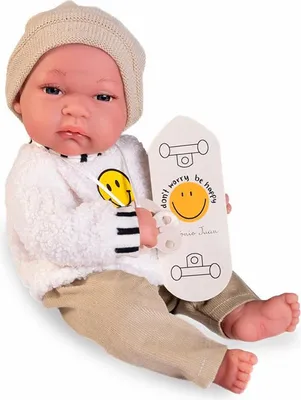 Produktbild von Spanische Babypuppe Baby Tonet Smile 33 cm