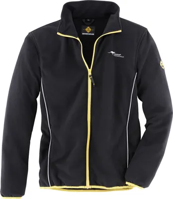 Produktbild von RS Fleecejacke schwarz/gelb Gr. XL