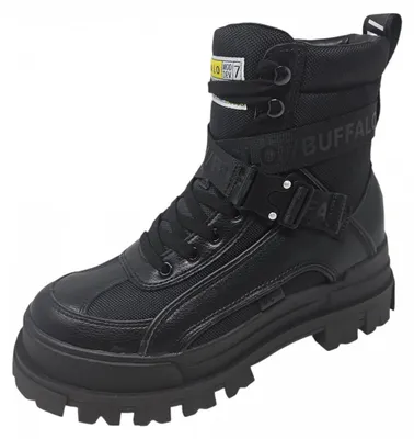 Produktbild von Buffalo Aspha Schnürstiefel Schwarz