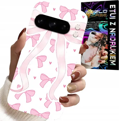 Image de Étui pour Google Pixel 8 Pro - Rubans roses Ruban Motifs tendance Étui