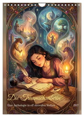 Produktbild von Die Traumschreiberin (Wandkalender 2027 DIN A4 hoch), CALVENDO Monatskalender