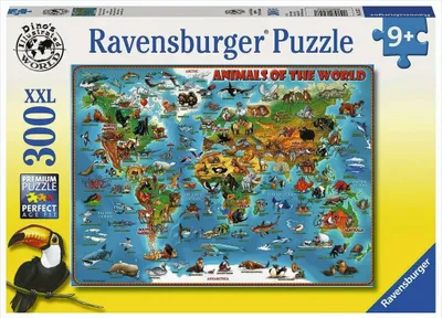 Obrázok produktu pre Ravensburger Puzzle 300T. Zvierat okolo sveta