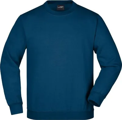 Produktbild von James & Nicholson Sweatshirt Round Sweat Heavy Junior, Gr. S,navy