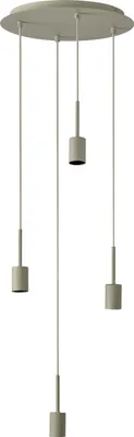Immagine prodotto di OSRAM Decor lampada a sospensione Needle Plate 4xE27, beige, acciaio, effetto vintage, look di alta qualità, IP20