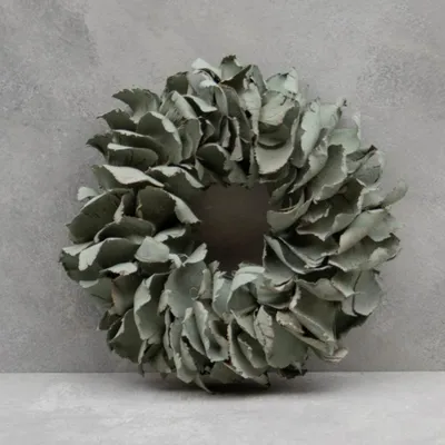 Produktbild von Kranz Palm Petal - seagreen: D 55cm
