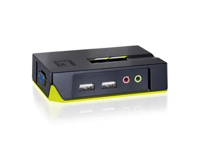 Produktbild von LevelOne 2-Port USB KVM Switch mit Audio