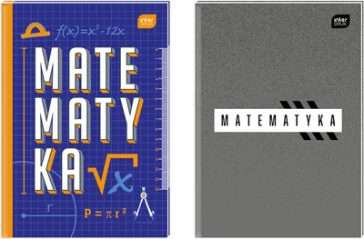 Obrázok produktu pre Interdruk zošit v tvrdej väzbe A5 80 listov matematika