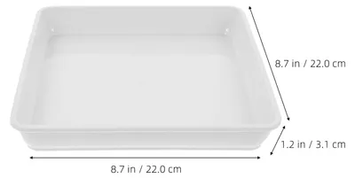 Imagen del producto de Soporte para plantas cuadrado, 60 x 60 cm, juego de 2 unidades, para plantas y macetas