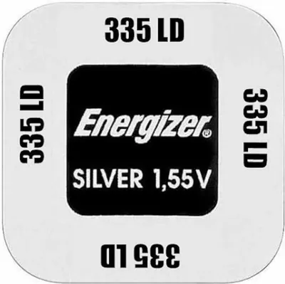 Produktbild von Energizer 335, Einwegbatterie, Siler-Oxid (S), 1,55 V, 1 Stück(e), 6 mAh, Silber