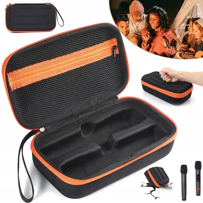 Produktbild von Tasche für Funkmikrofone mit Zubehörfach, wasserdicht
