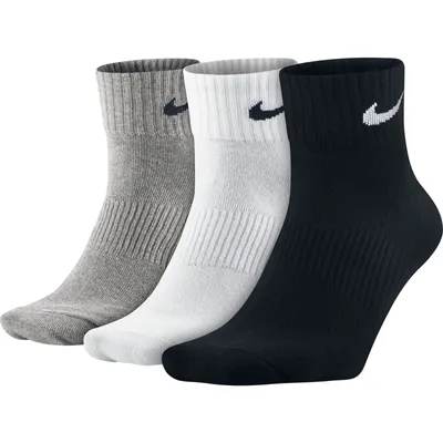 Obrázok produktu pre Nike Lightweight Quarter Training Sock 3 Pack Socks Športové ponožky mix, veľkosť:L, farba:sivá/biela/čierna