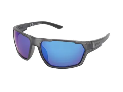 Produktbild von Uvex sportstyle 233 P, Multisportbrille, Uni, Vollrand, Grau, Grau, Blau