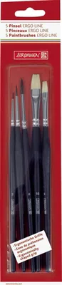 Obrázek produktu pro 6X BRUNNEN 104893301 Pinselset ErgoLine sortiert 5 St.