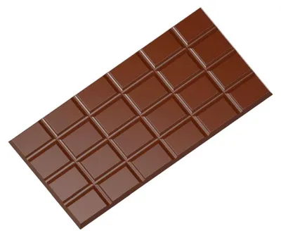 Obrázek produktu pro Forma na čokoládu – tabulka 4×6 obdélníková, 156 × 77 × 4 mm