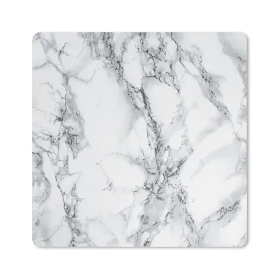 Obrázek produktu pro Podložka pod myš - Mramor - Žíly - Černá - 30x30cm - Podložka pod myš