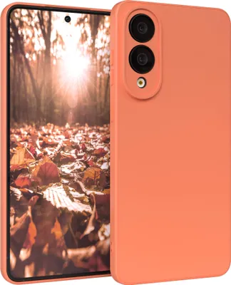 Produktbild von EAZY CASE - TPU Hülle für Samsung Galaxy S25 Edge, TPU Case stoßfeste Handyhülle, weiches Cover mit Kameraschutz, Silikonhülle in Orange