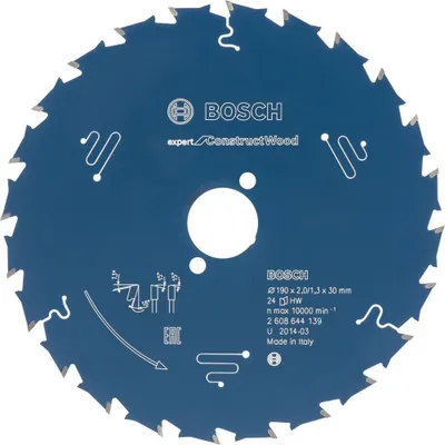 Image de Lame de scie circulaire Expert for Construct Wood Ø30mm - 210 x 30 x 2,0 mm, 30 - 2 608 644 141