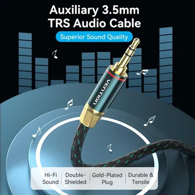 Produktbild von Vention BAYGL, 3.5mm, Männlich, 3.5mm, Männlich, 10 m, Grün