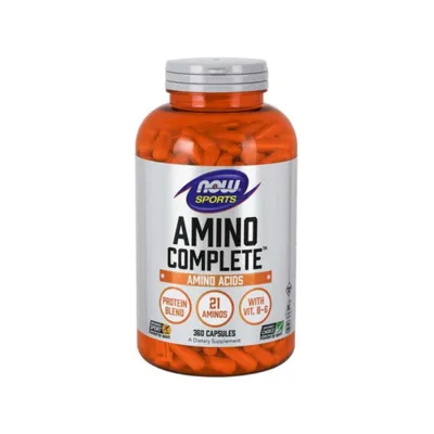 Produktbild von Amino kompletter Aminosäurekomplex 360 Kapseln NOW FOODS