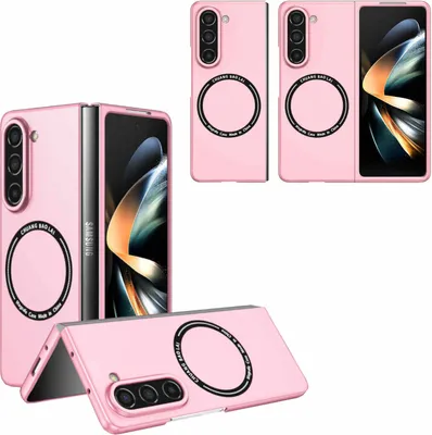 Immagine prodotto di Per Samsung Galaxy Z Fold5 5G Magnet Magsafe Design Custodia per cellulare Rosa