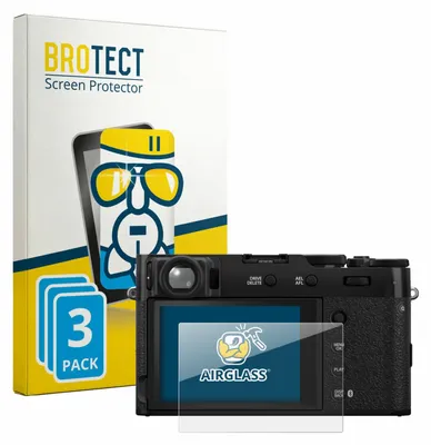 Produktbild von 3x BROTECT Schutzglas für Fujifilm X100VI Schutzfolie Panzer Folie Glas Display Schutz klar