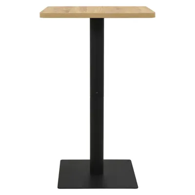 Image de vidaXL Table de bistrot couleur chêne 78,5x78,5x107 cm