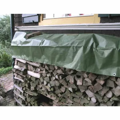 Image de Bâche en bois 210g/m² env. 1,50 x 6 m vert
