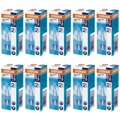 Image de Osram Halogenlampe G9 - 35W (40W) 2800K 460Lm 230 V - Insert halogène - Lumière blanche chaude - Dimmbar - Par 10