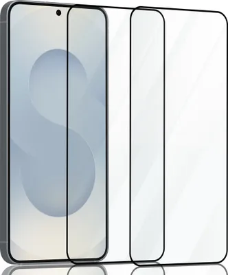 Produktbild von 2-Pack Displayschutzfolie für Samsung S25 – gehärtetes Glas 9H – 3D in Superqualität