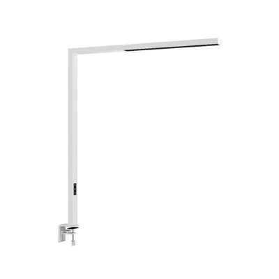 Produktbild von Arcchio LED-Büro-Klemmleuchte Jolinda, weiß, Metall, dimmbar