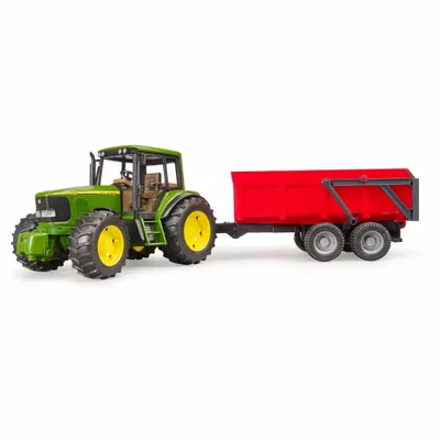Produktbild von bruder 2057 bruder John Deere 6920 mit Wannenkippanhänger Spielzeugauto