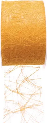 Produktbild von Sizoweb Tischband - Hussenband - sonnengelb - 7,9 cm - 50 Meter auf der Rolle - 64 022-R 079