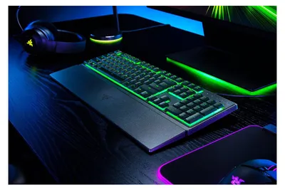 Immagine prodotto di Razer Ornata V3 X, cablato, USB, interruttore a membrana, QWERTZ, LED RGB, nero