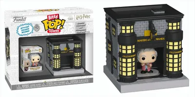 Produktbild von Harry Potter Towns Garrick Ollivander and Ollivanders Wand Shop Bitty Pop! Funko
