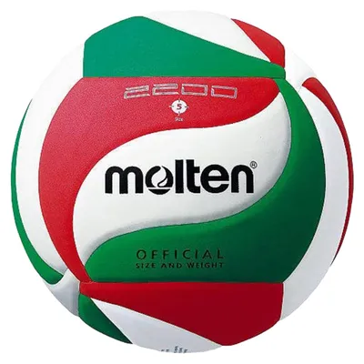 Immagine prodotto di Molten - Logo pallavolo PP218 (5) (bianco/rosso/verde)