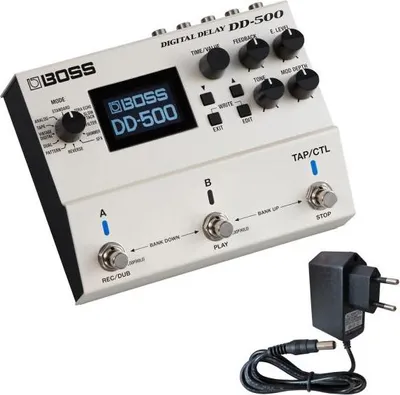 Produktbild von Boss Effektgerät DD-500 Digital Delay Pedal mit Netzteil 9v