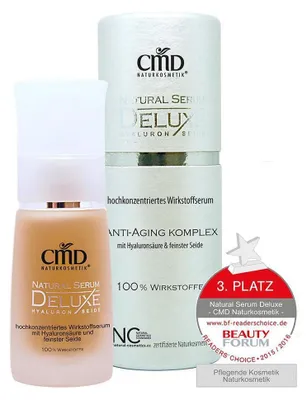 Immagine prodotto di Siero naturale deluxe con ialurone e seta 30ml