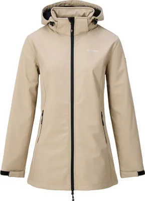 Produktbild von Nordberg Iris - Softshell Outdoor Sommerjacke Damen - Seneca Rock - Größe XL