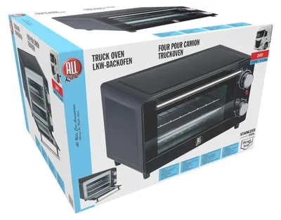 Zdjęcie produktu dla Mini-piekarnik do samochodów ciężarowych i przyczep kempingowych All Ride – 9 l, 24 V, 300 W