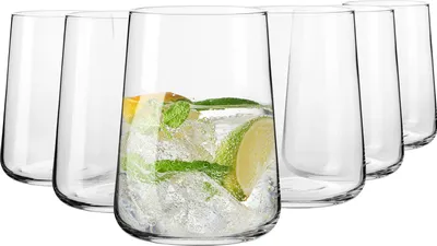Produktbild von KROSNO Infinity Sklenice na vodu, Sada 6, 490 ml