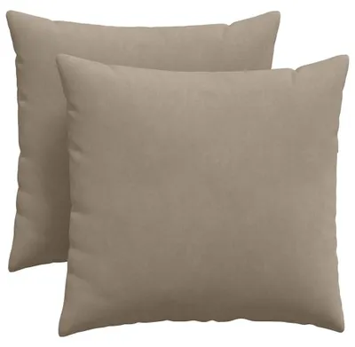 Immagine prodotto di Set di 2 cuscini per divano, 45 x 45 cm, color tortora