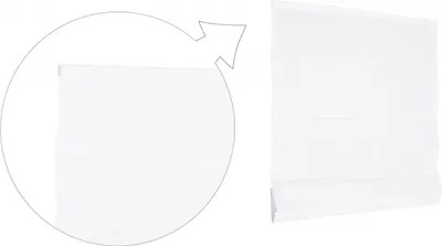 Zdjęcie produktu dla Podstawowa roleta rzymska 140x175 cm Biała roleta rzymska
